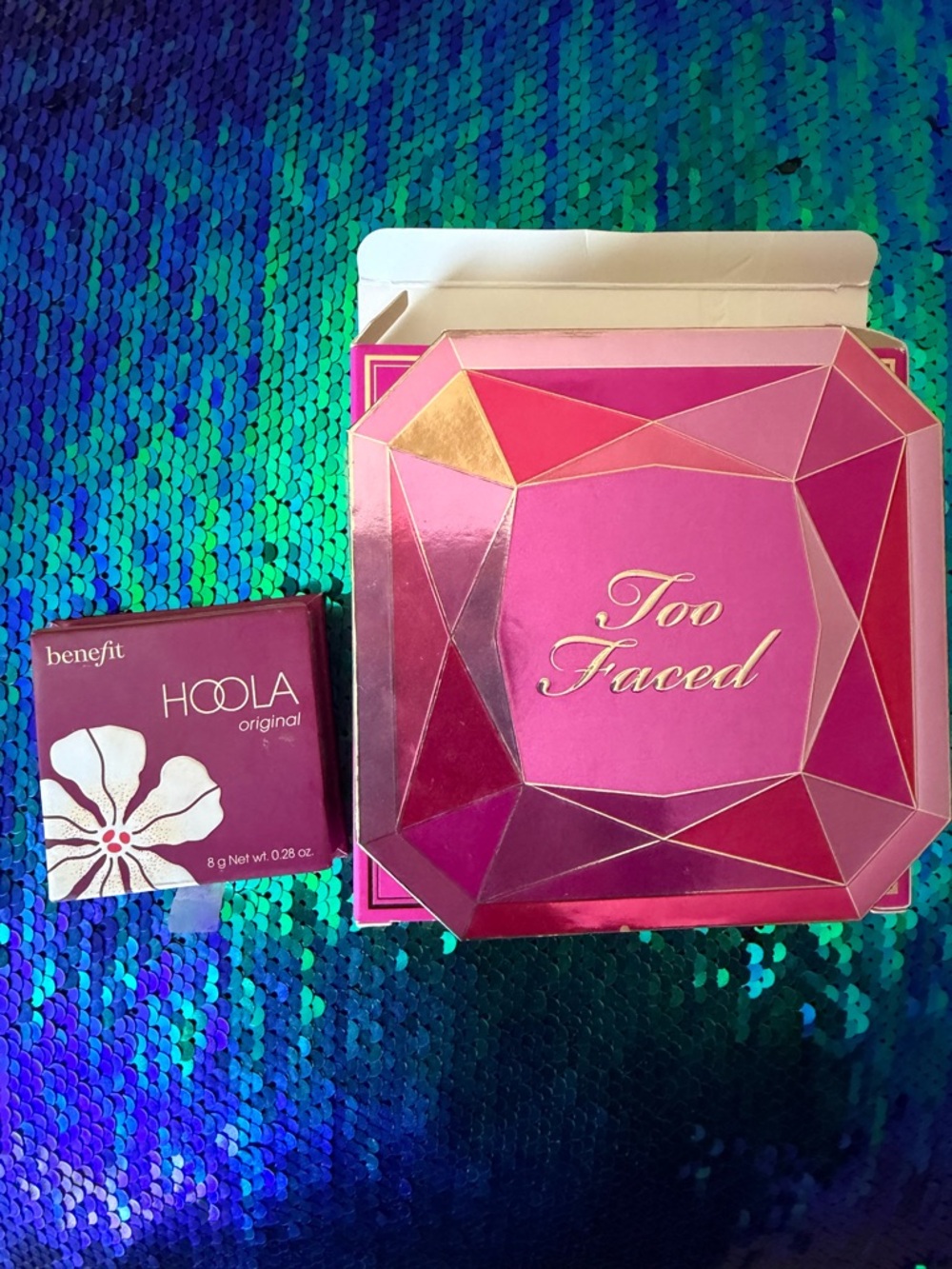 Benefit Hoola Bronzer Too Faced Jewel Crush Blush Highlighter Palette Makeup Lot